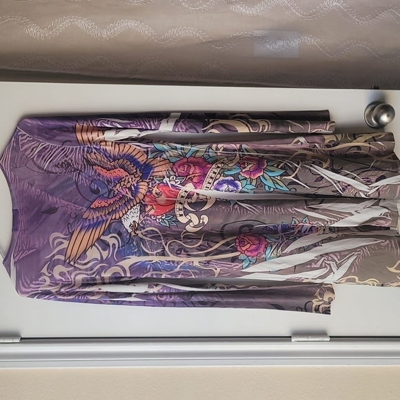 Color In Motion  Boho Midi Dress Colorful Size Large - Picture 2 of 6